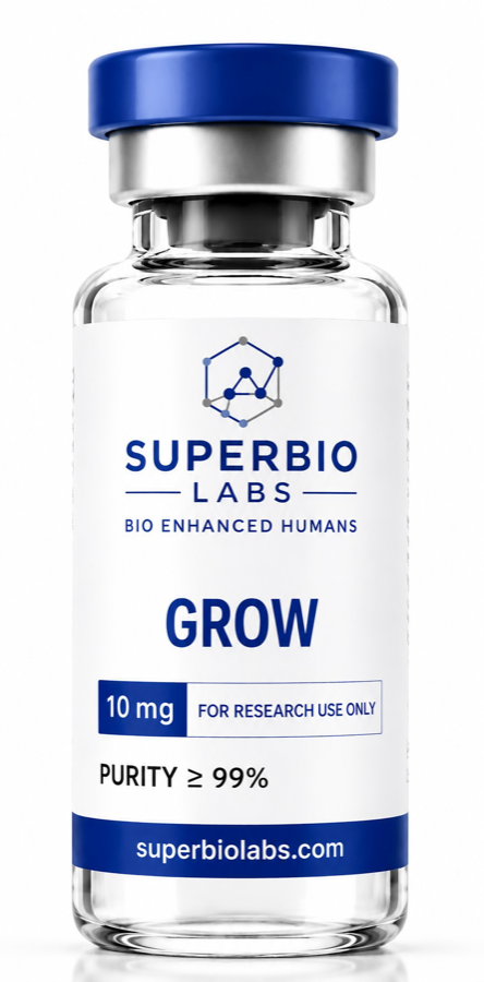 GROW: el stack de hormona de crecimiento que trabaja mientras duermes (CJC-1295 + Ipamorelin)